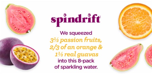 Spindrift® Island Punch Sparkling Water Cans Perspective: top