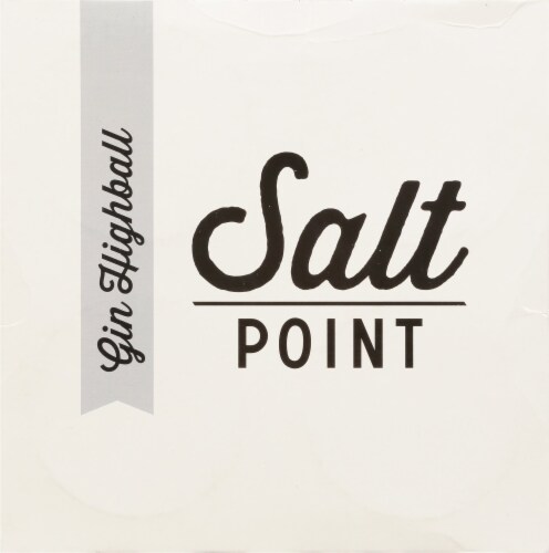 Salt Point Beverage Cucumber Lemon Gin Highball Ready to Drink Cocktail Perspective: top