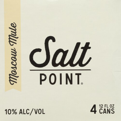 Salt Point® Beverage Company Moscow Mule Ready to Drink Cocktail Perspective: top
