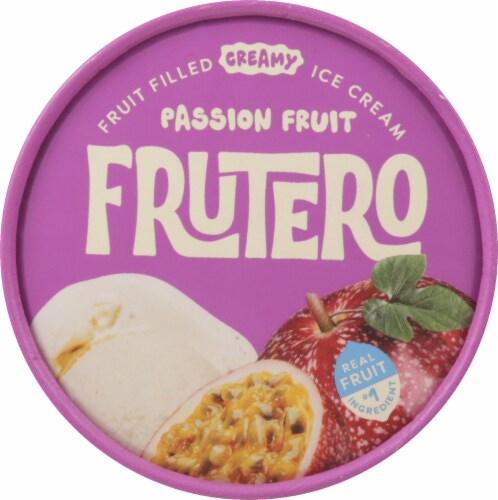 Frutero® Passion Fruit Ice Cream Perspective: top