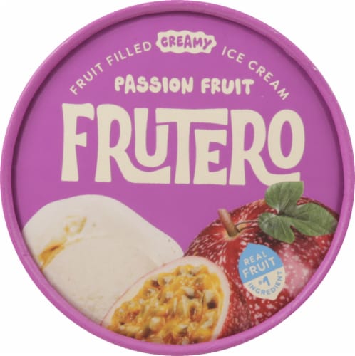 Frutero® Passion Fruit Ice Cream Perspective: top
