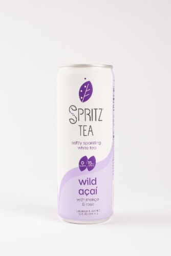 Spritz Tea Wild Acai Sparkling White Tea Perspective: top