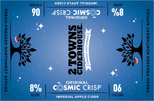 2 Towns Cosmic Crisp Variety 12pk 12 oz Cans - Applejack