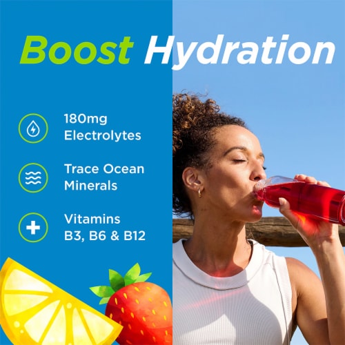 Stur™ Strawberry Lemonade Water Enhancer Bottle Perspective: top