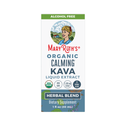 Maryruth's® Organic Calming Kava Herbal Blend Perspective: top
