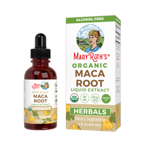 Maryruth's® Organic Maca Root Liquid Extract Perspective: top