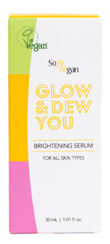 SoloVegan Glow & Dew You Brightening Serum Perspective: top