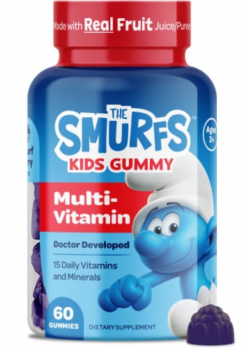 The Smurfs™ Kids Gummy Multi-Vitamin Perspective: top