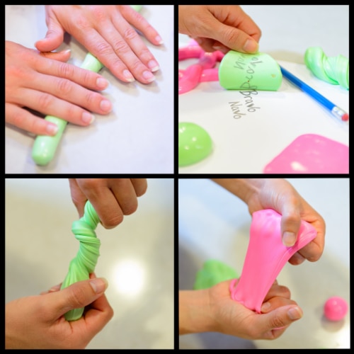 BravoNavo Glow in the Dark Fidget Putty Perspective: top