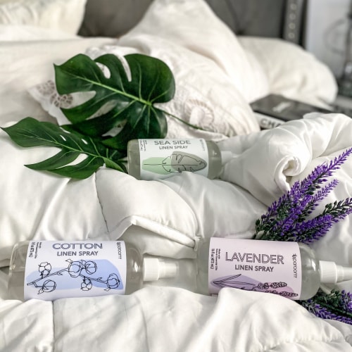 Lavender Linen Spray 473 mL / 16 oz Perspective: top