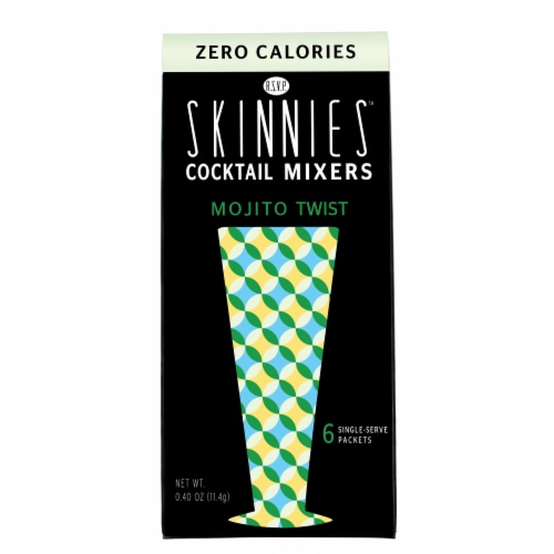 RSVP Skinnies Mojito Twist Cocktail Mixers Perspective: top