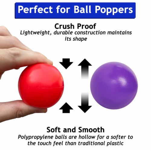 Botabee 5-Pack Replacement Balls for Playskool Ball Popper Toys Perspective: top