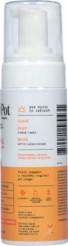 The Honey Pot Feminine Intimate Foaming Wash for Normal Skin Plant Derived & Hypoallergenic  Perspective: top