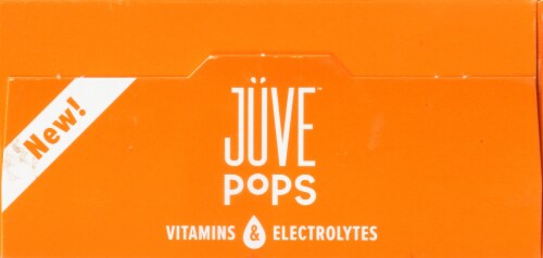 Juve™ Pops Vitamins & Electrolytes Frozen Tangerine Bars Perspective: top