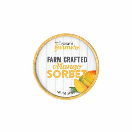 The Frozen Farmer™ Crafted Mango Sorbet Perspective: top