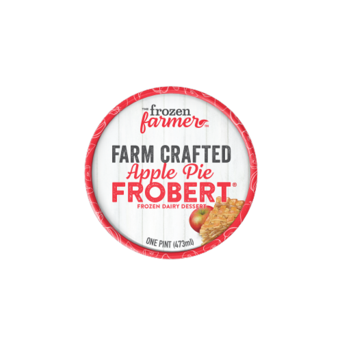 The Frozen Farmer Apple Pie Frobert Frozen Dairy Desert Perspective: top