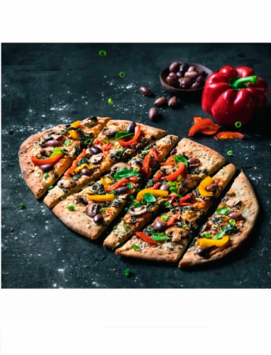 Wicked Kitchen™ Rulebreakin' Rustic Vegetable Pizza Perspective: top
