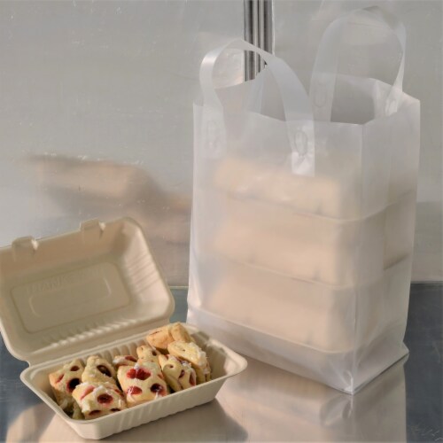 Prime Line Packaging Clear Plastic Bags with Handles Retail Bags