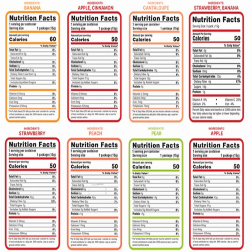 Nature's Turn Freeze-Dried Fruit Crisps Mega Variety Pack - 16ct Perspective: top