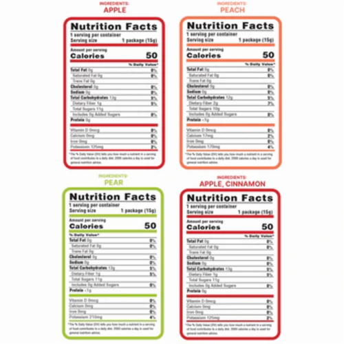 Nature's Turn Freeze-Dried Fruit Crisps Orchard Variety Pack - 16ct Perspective: top