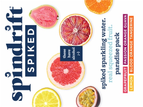 Spindrift Spiked® Hard Sparkling Water Variety Pack Perspective: top