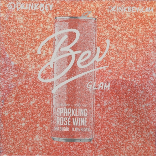 Bev Glam Rose California Sparkling Wine Perspective: top