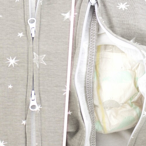 Bublo Baby Wearable Blanket, Cotton Sleep Sacks for 12-18 Months, 100% Cotton, Large Size Perspective: top