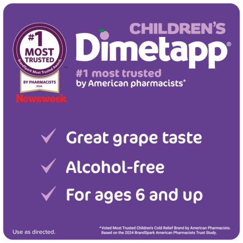 Children’s Dimetapp Nighttime Cold & Cough Perspective: top