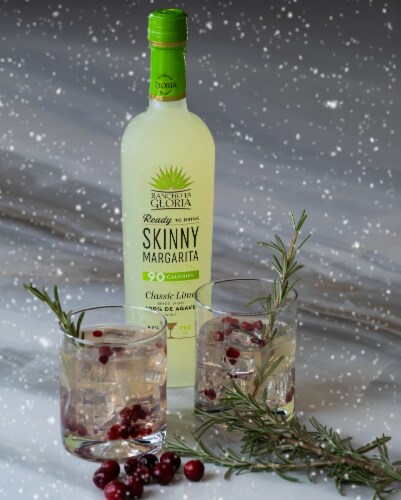 Rancho La Gloria Ready To Drink Classic Lime Skinny Margarita Drink Mix Low Calorie Wine Perspective: top