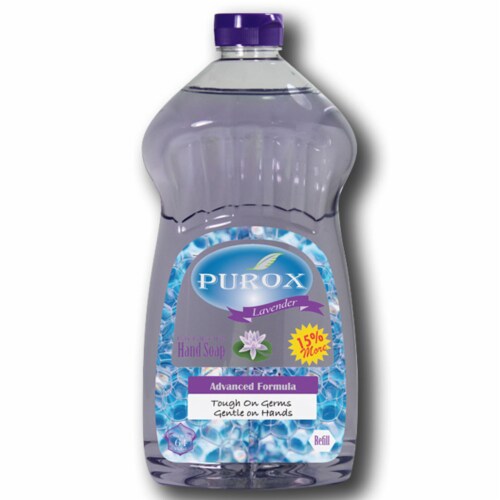 PUROX LAVENDER Refill 64oz Hand Soap Perspective: top