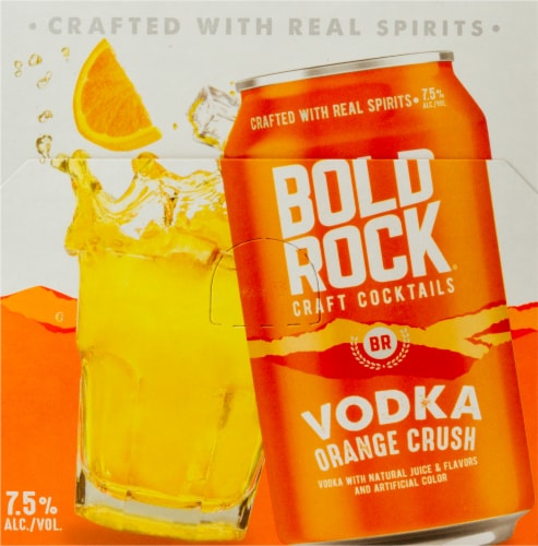 Bold Rock Vodka Orange Crush Craft Cocktails Perspective: top