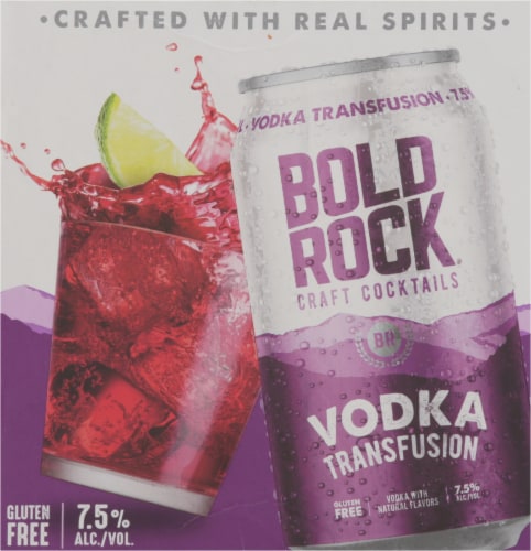 Bold Rock® Vodka Transfusion Craft Cocktails Perspective: top