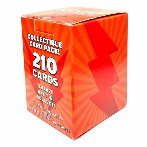 Pokemon Trading Cards 210ct Assorted 3 GX 3 Hologram 4 Rare Collectible Pack Mighty Mojo Perspective: top