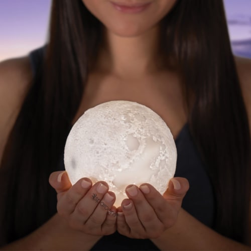 Selene - Moon Lamp Humidifier Perspective: top