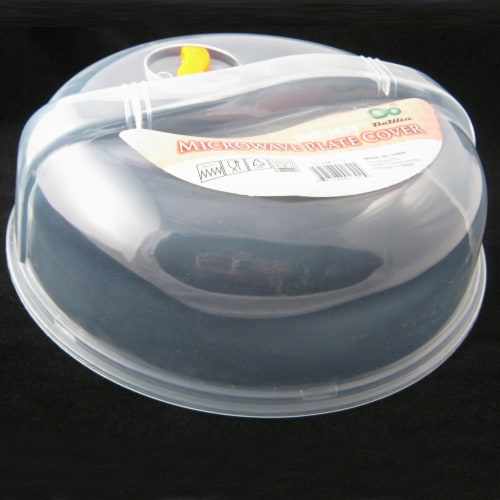 Plastic Microwave Plate Cover Clear Steam Vent Splatter Lid 10.25 Food Dish  New, 1 - Ralphs