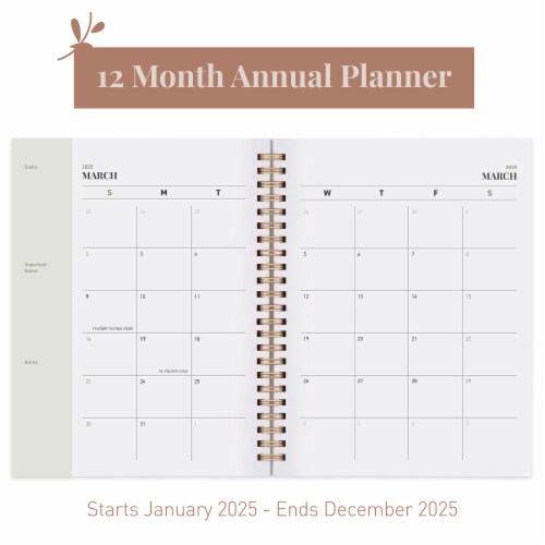 Rileys 2023 Weekly Planner - Annual Weekly & Monthly Agenda Planner, Jan - Dec 2023 (8 x 6") Perspective: top