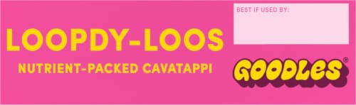 Goodles® Loopdy-Loos Nutrient Packed Cavatappi Perspective: top