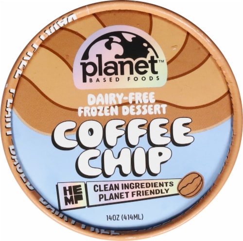Planet Based Foods™ Coffee Chip Dairy Free Ice Cream Perspective: top
