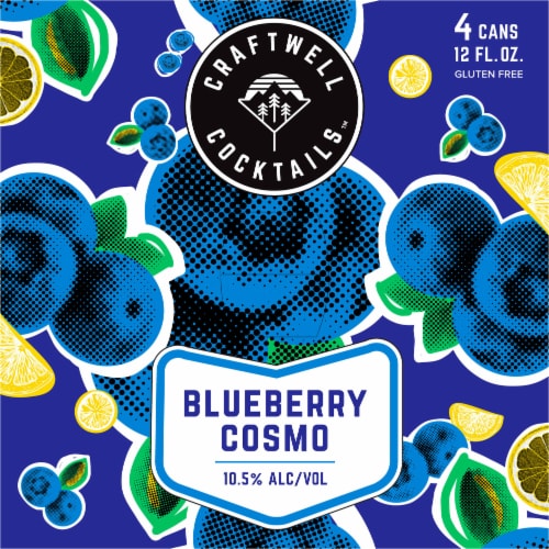 Craftwell Cocktails™ Blueberry Cosmo Perspective: top