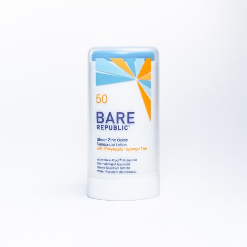 Bare Republic® Sheer Zinc Oxide Easy Apply Sponge Top Lotion SPF 50 Perspective: top