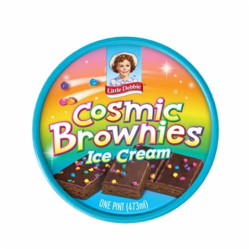 Little Debbie® Cosmic Brownie Ice Cream Pint Perspective: top