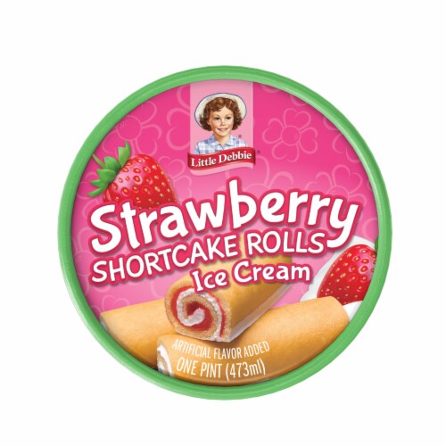 Little Debbie® Strawberry Shortcakes Rolls Ice Cream Perspective: top