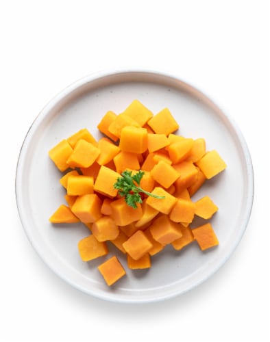 Organic Frozen Butternut Squash Dices Perspective: top