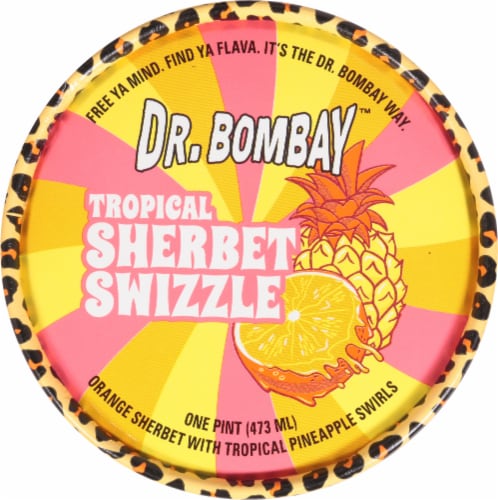 Dr. Bombay Tropical Sherbet Swizzle Ice Cream Perspective: top