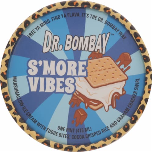 Dr. Bombay™ S’more Vibes Ice Cream Pint Perspective: top