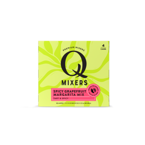 Q Mixers Spicy Grapefruit Margarita Mix Perspective: top