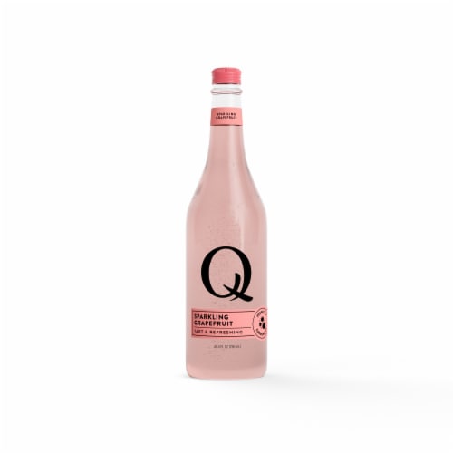 Q Mixers Sparkling Grapefruit Bottles Perspective: top