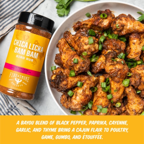 Fire & Smoke® Society Chicka Licka Bam Bam™ Poultry Rub Perspective: top
