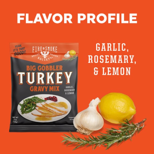 Fire & Smoke Society® Big Gobbler Turkey Gravy Mix Perspective: top