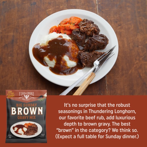 Fire & Smoke Society® Big Sunday Brown Gravy Mix Perspective: top